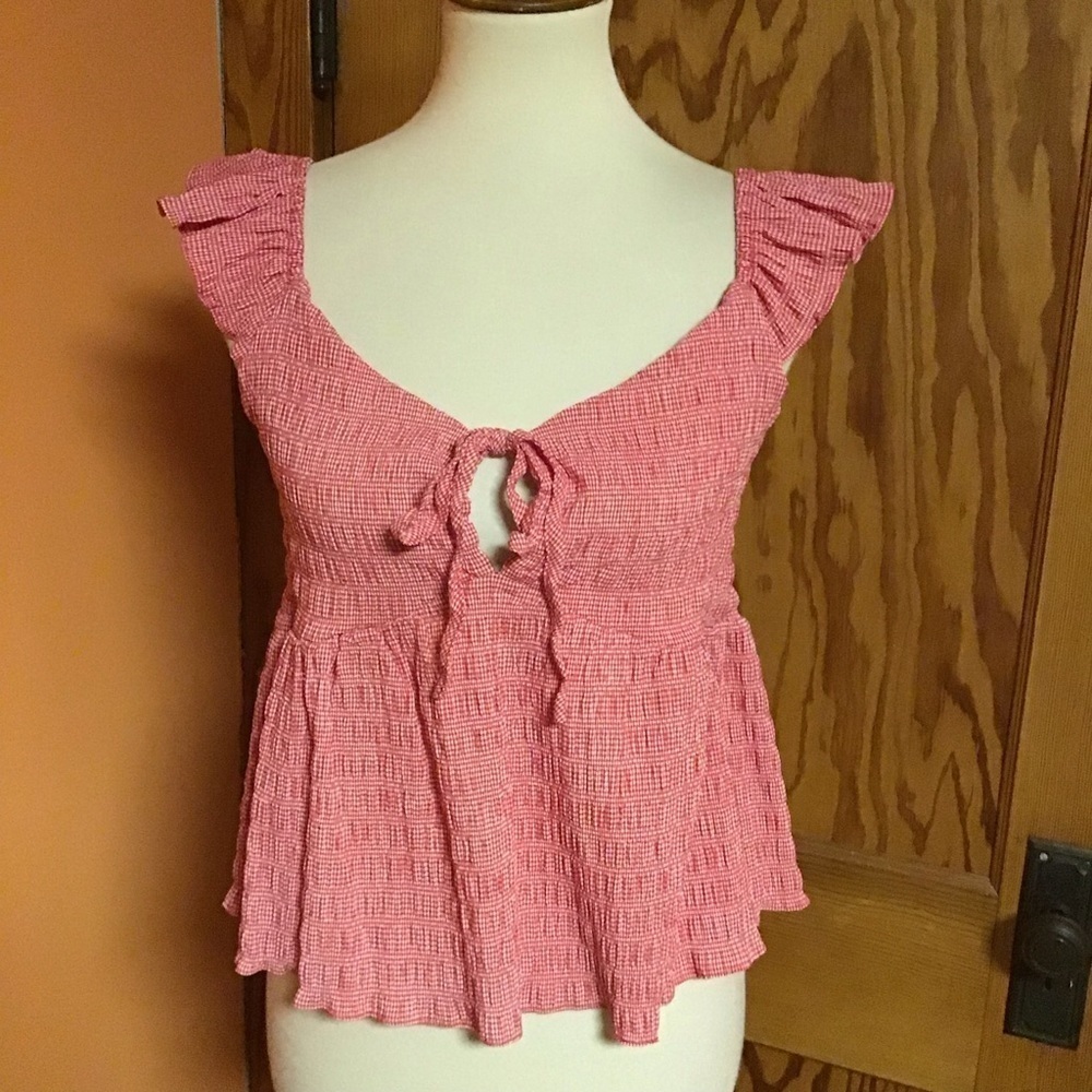 Feninine ruffled sexy summer top - Picture 8 of 10
